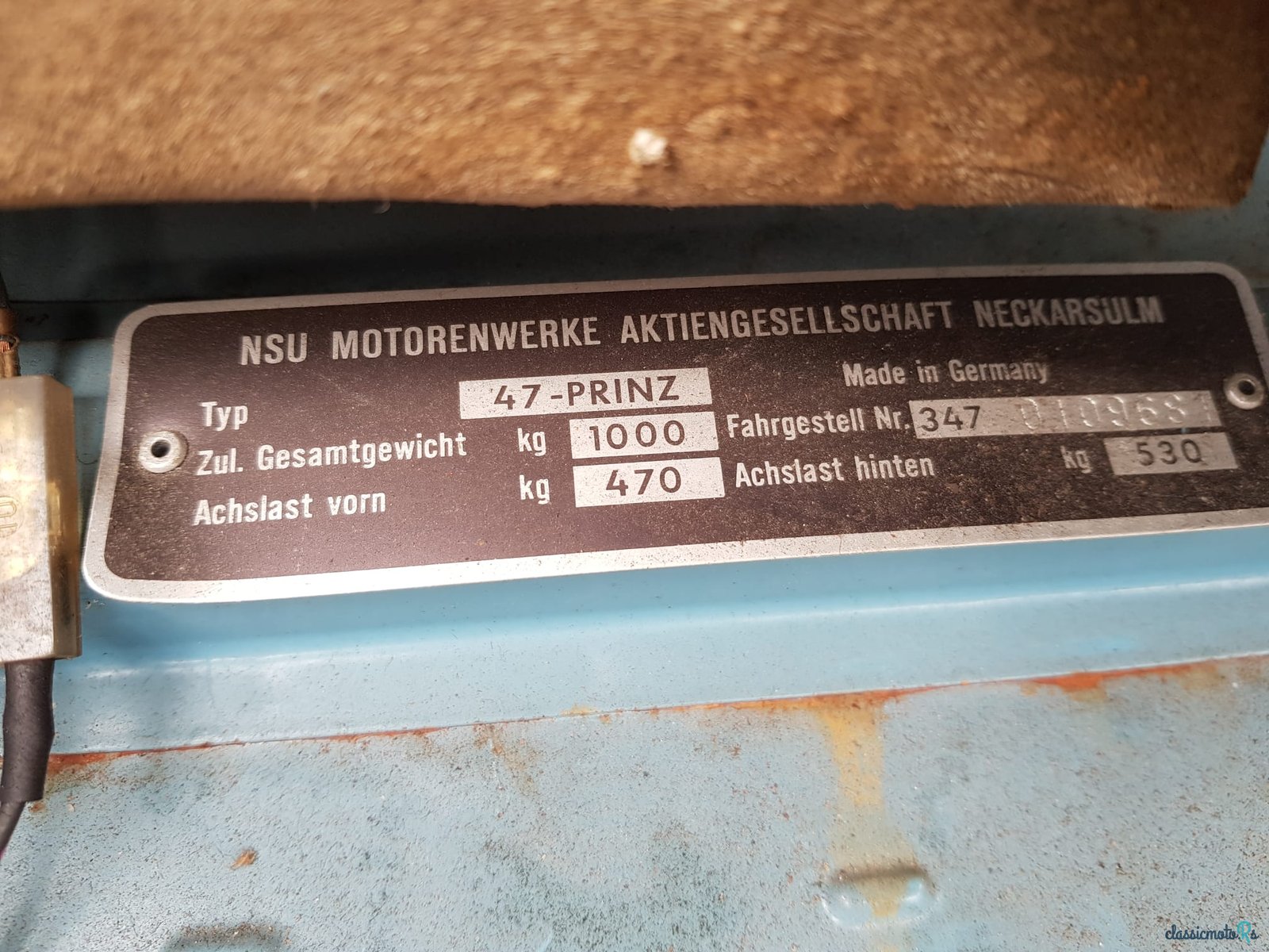 1969' NSU Prinz 4L photo #3