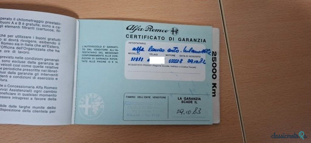 1982' Alfa Romeo Alfetta photo #6