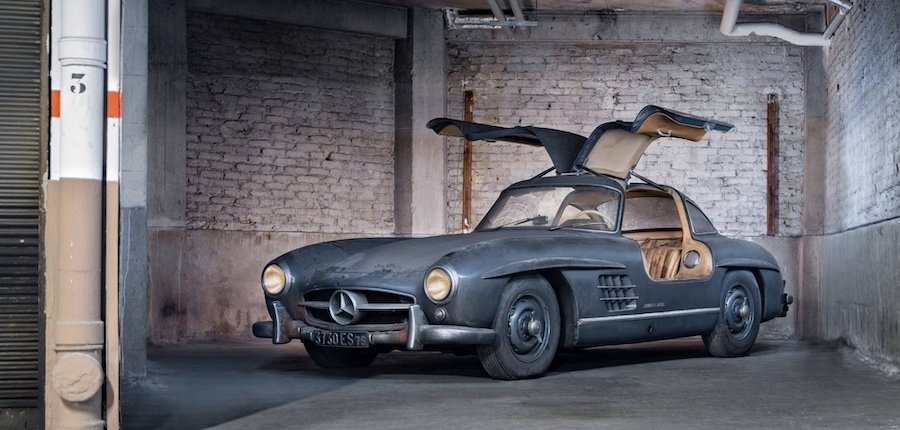 World's Most Original 1956 Mercedes 300 SL Gullwing Sells for Record Price