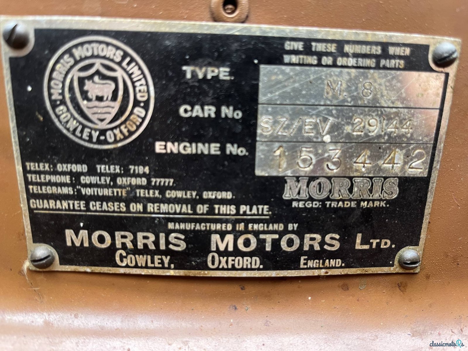 1948' Morris Model 8 Z UTE photo #6