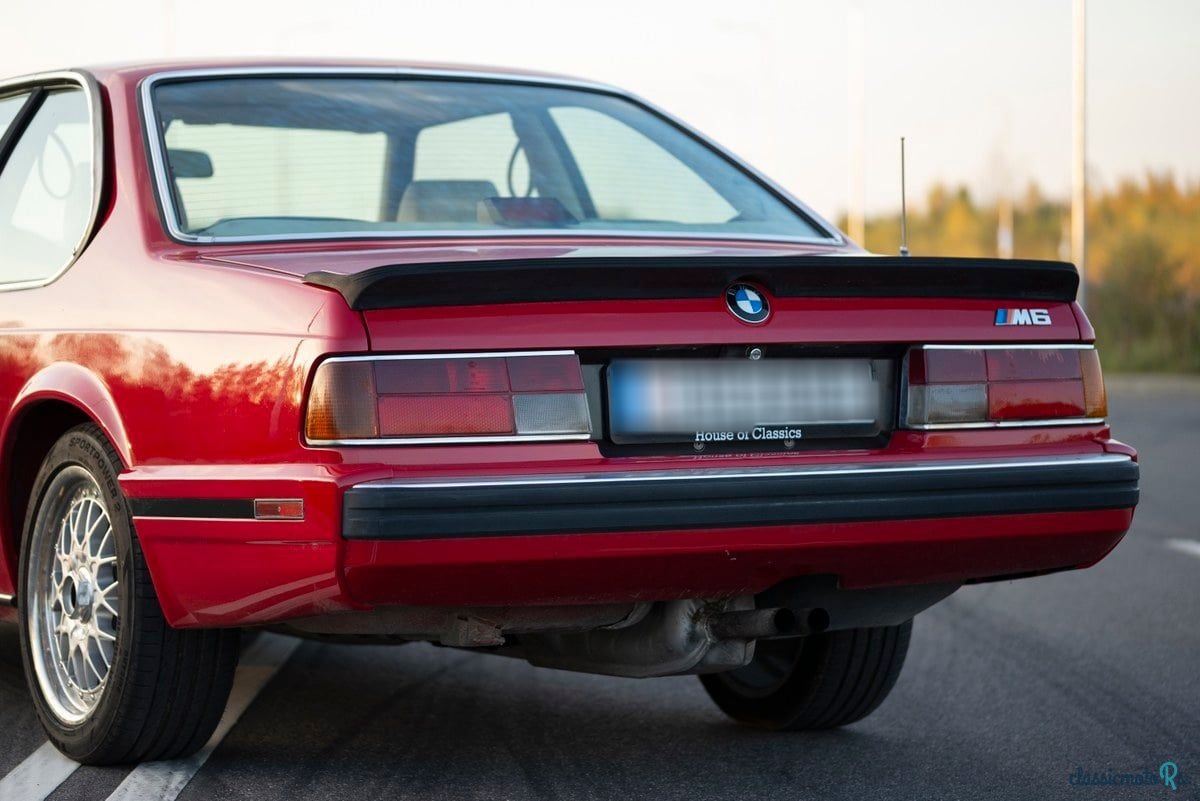 1987' BMW M6 photo #3
