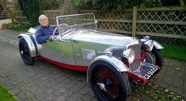 Here’s Phoenix, a 1934 Riley Lynx Restored Back to Life After Barn Fire