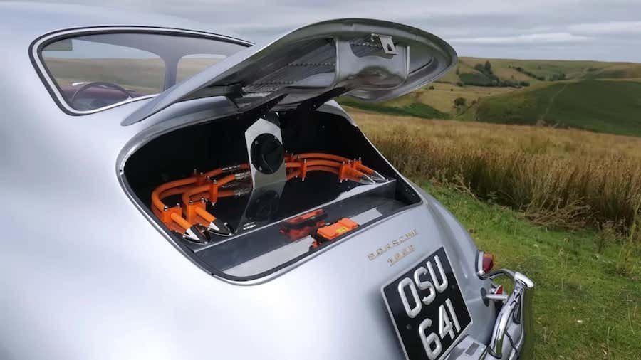 This Classic Porsche 356A Is Electric–And Has A Manual Gearbox