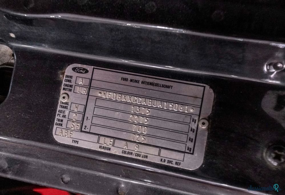 1988' Ford Escort Xr3I photo #4