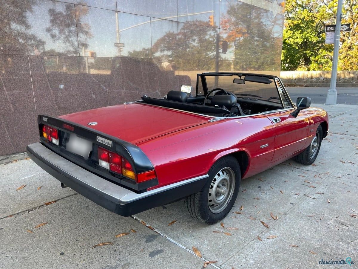 1986' Alfa Romeo Spider photo #2