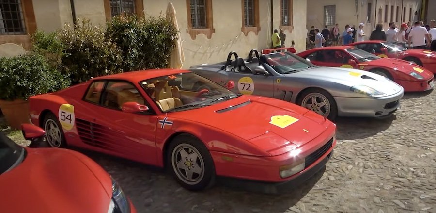 2023 Ferrari Cavalcade Classiche Video Shows Rare Race Cars, Retro GTs
