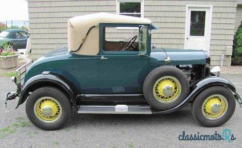 1928' Ford Model A Sport Coupe photo #2