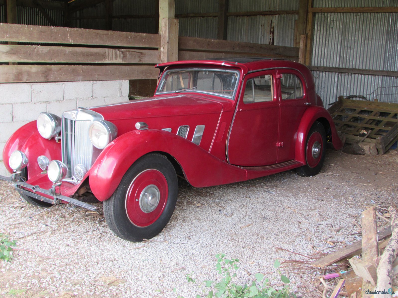 1936' MG Sa for sale. Cornwall