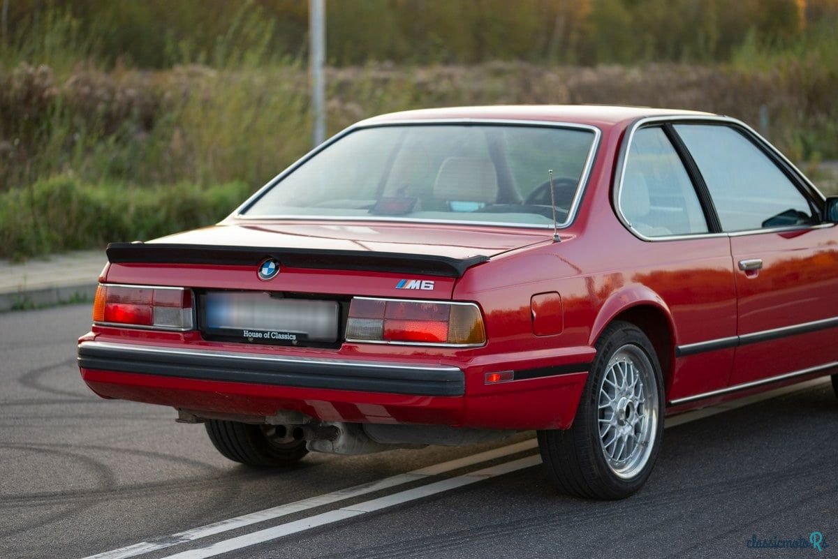 1987' BMW M6 photo #6