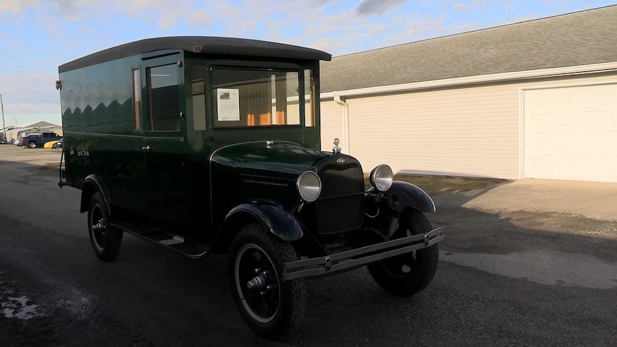 Pristine 1930 Ford Model AA Panel Truck Is Almost Ready for the Motorhome Life