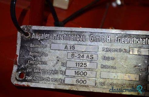 1960' Porsche Allgaier A12 photo #4