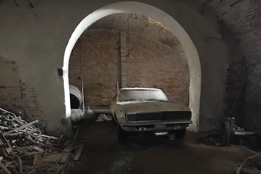 Classic Chevy Camaro RS Found Abandoned In Italian Mansion