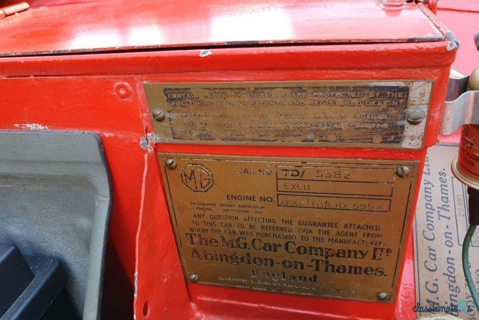 1952' MG Td photo #3