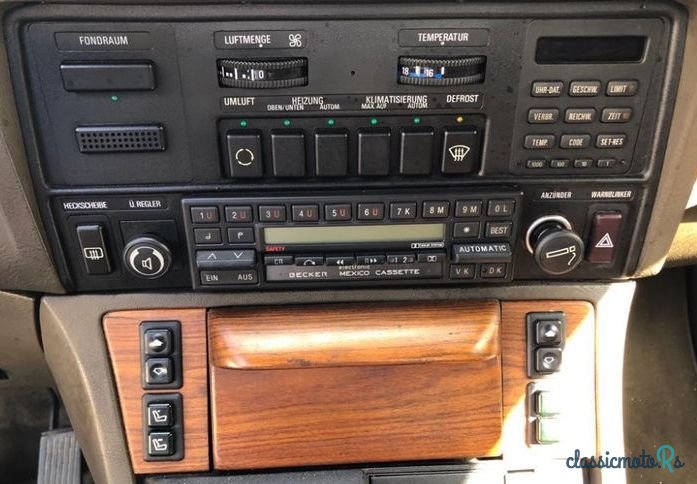 1985' BMW Série 7 photo #6