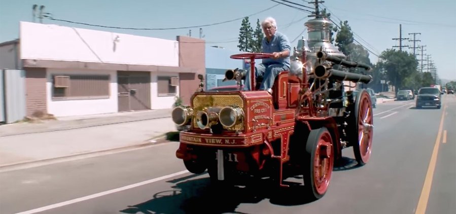 Jay Leno Is Ready To Fight Blazes In His 1911 Fire Engine
